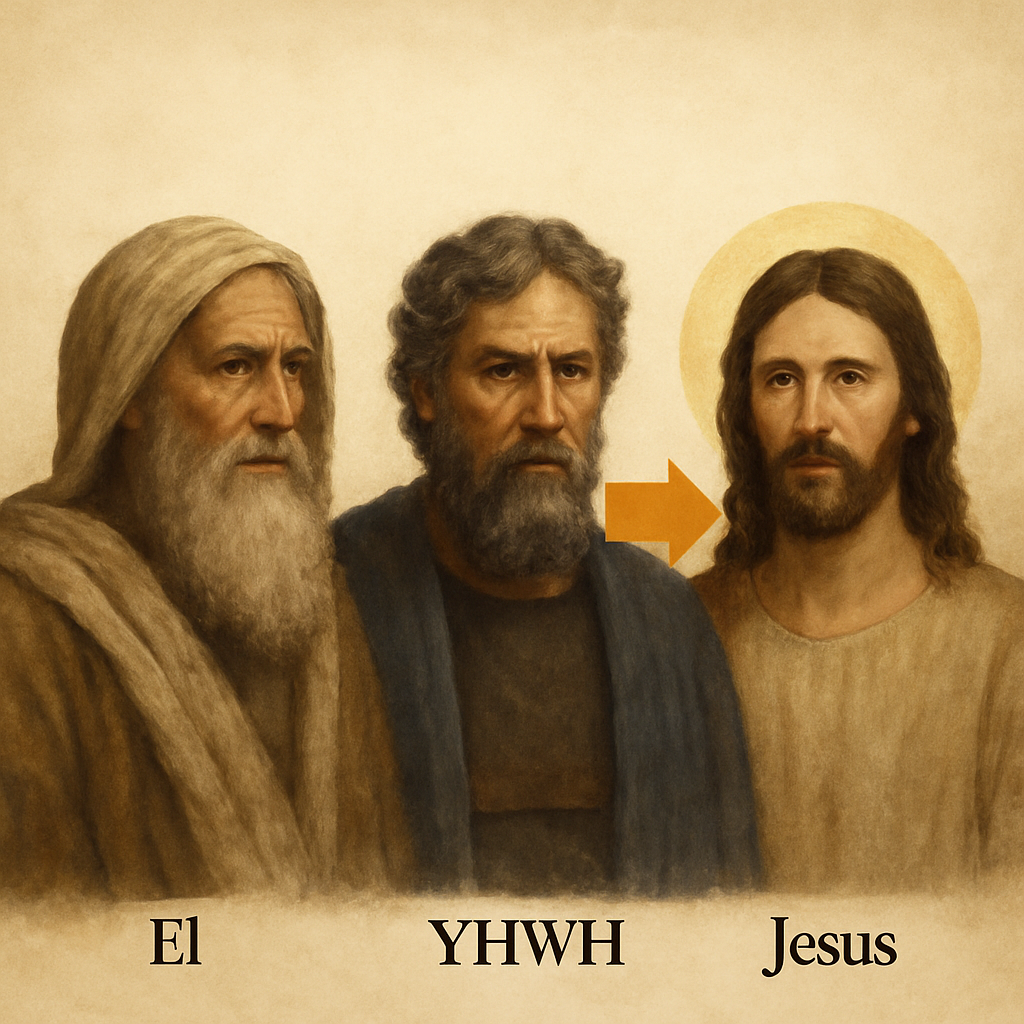 📜 De YHWH a Jesus: A Substituição do Deus do Antigo Testamento pelo Deus do Cristianismo Moderno
