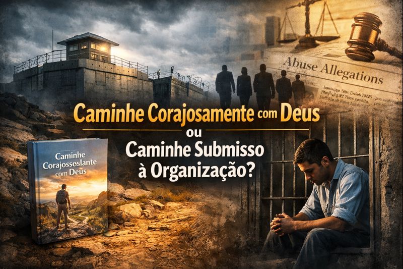 “Caminhe Corajosamente com Deus” ou Caminhe Submisso à Organização?