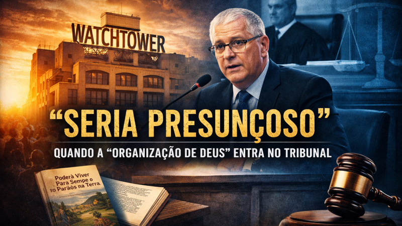 🎭 “Seria Presunçoso”: Quando a Organização de Deus Entra no Tribunal