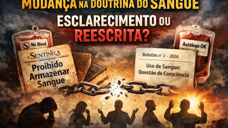 🩸 Mudança na doutrina do sangue em 2026: “esclarecimento” ou reescrita?